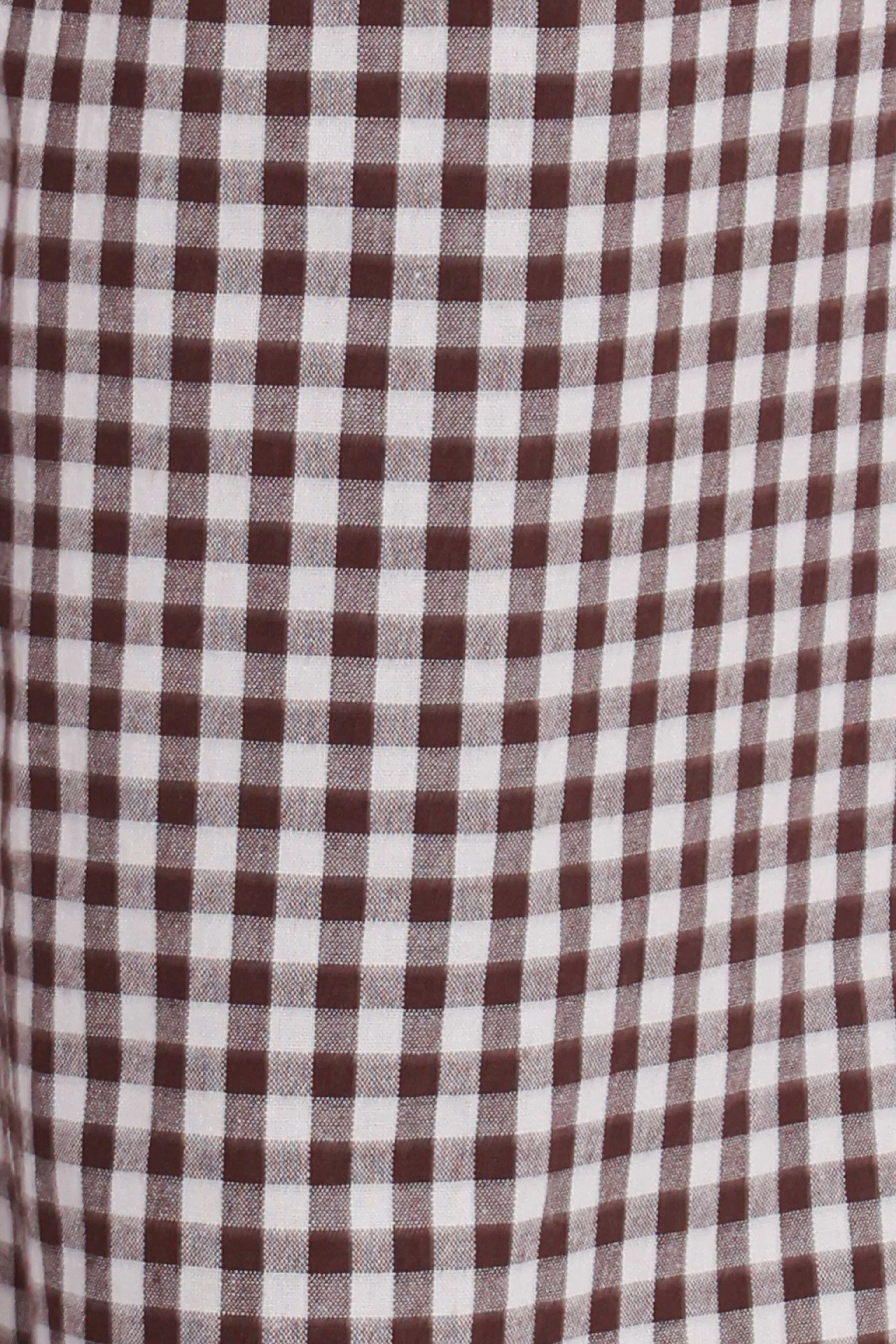 Abbott Pants - Brown Gingham