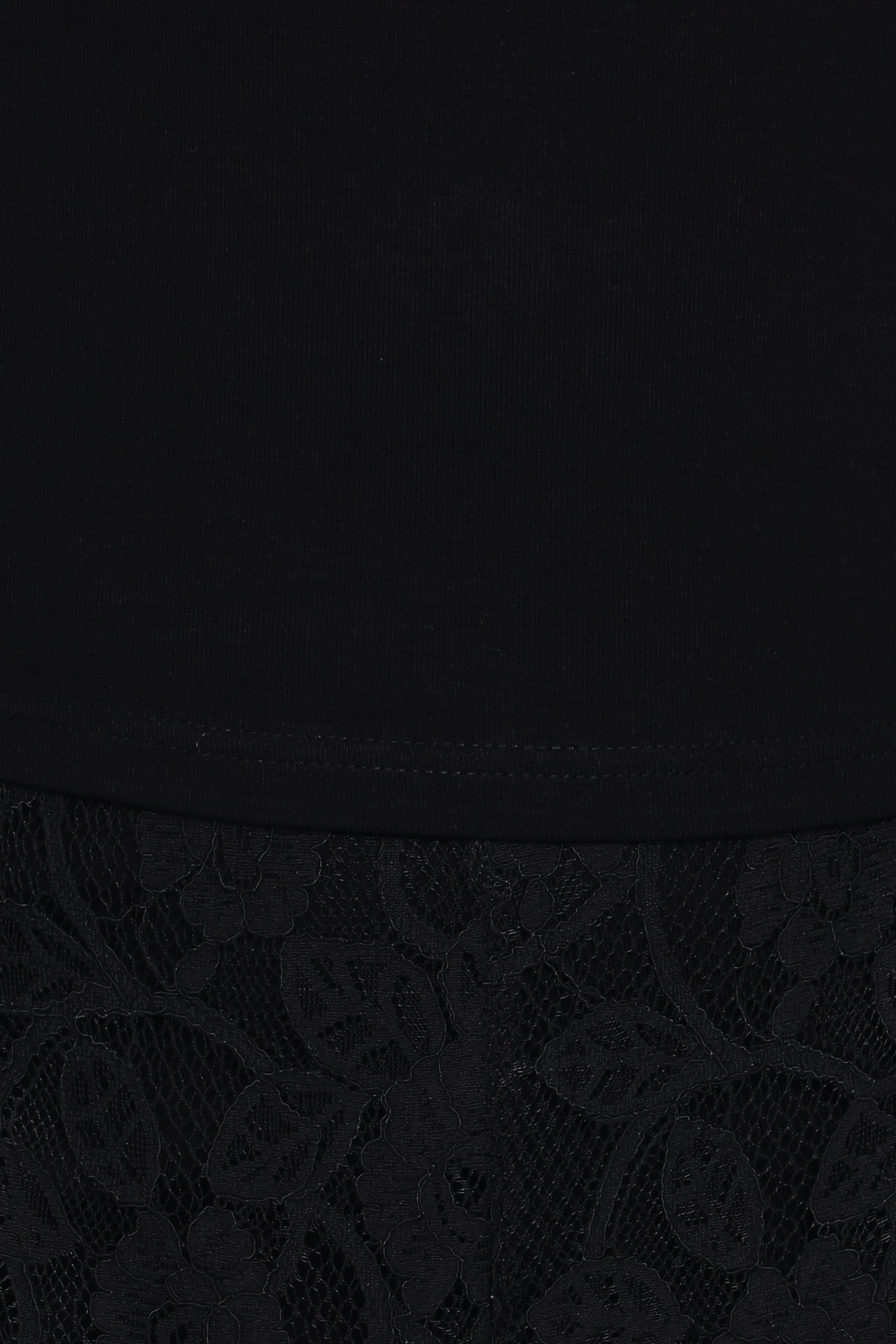 Alina Lace Pant Set - Black